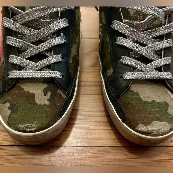 Golden Goose Superstar Camouflage Sneakers. EU size 39 / US size 9 - Picture 7 of 16
